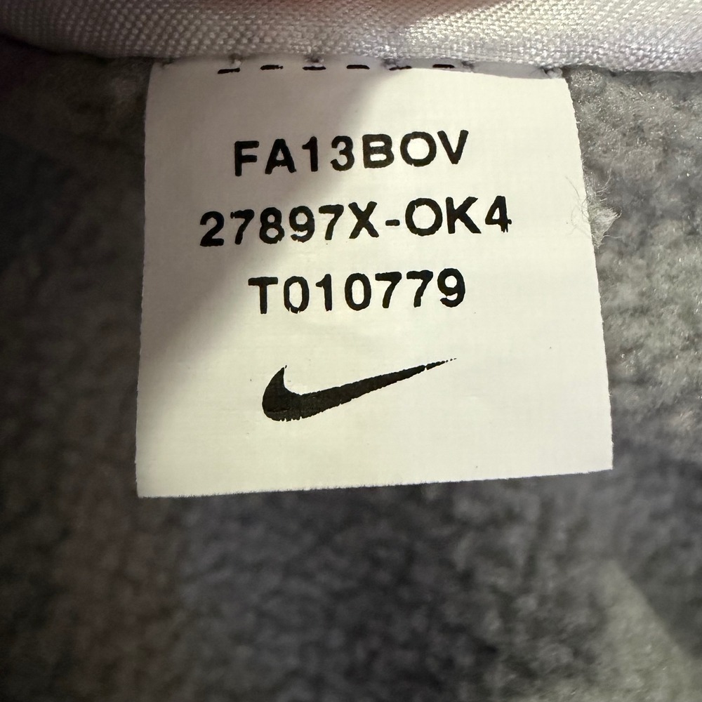 Nike Oklahoma Sooners Therma-FIT Full Zip Hoodie Mens XL Grey OU 27897X-OK4 - Picture 6 of 9